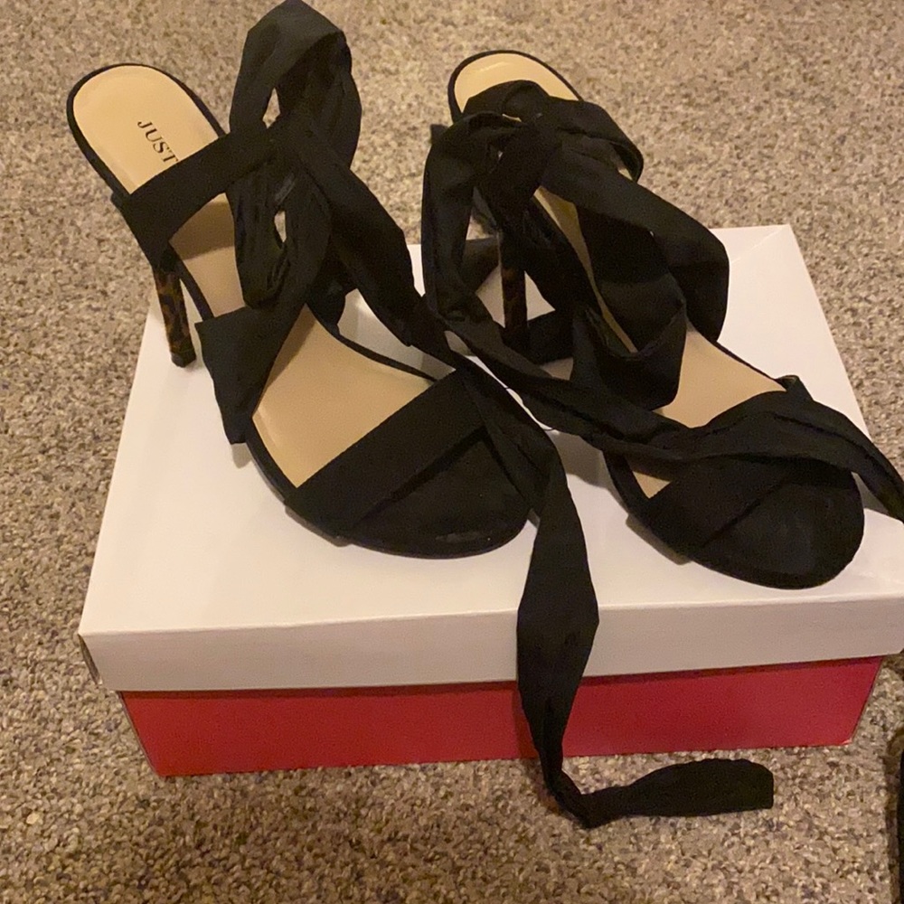Strappy heels